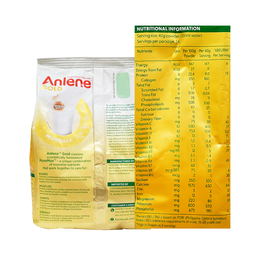 Anlene Gold 5x Adult Milk Powder Plain 990g - Image 3