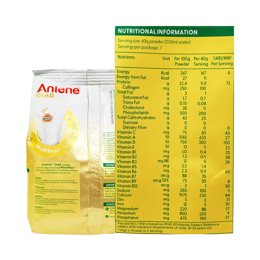 Anlene Gold 5x Adult Milk Powder Plain 300g - Image 3