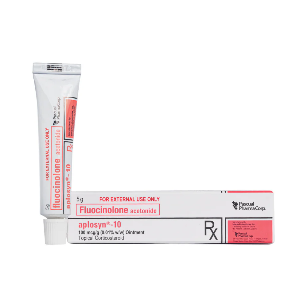 Aplosyn-10 Fluocinolone Acetonide 100mcg/g Ointment 5g - Image 2