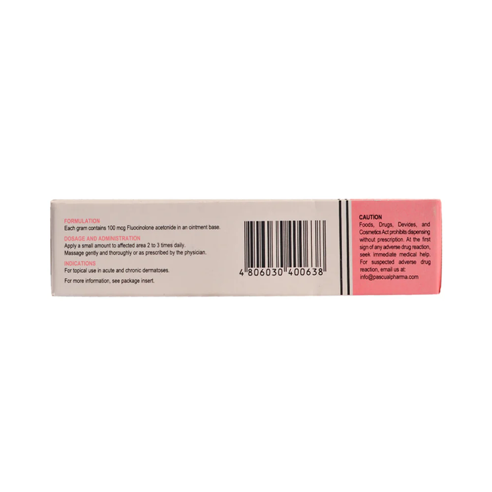 Aplosyn-10 Fluocinolone Acetonide 100mcg/g Ointment 5g - Image 3