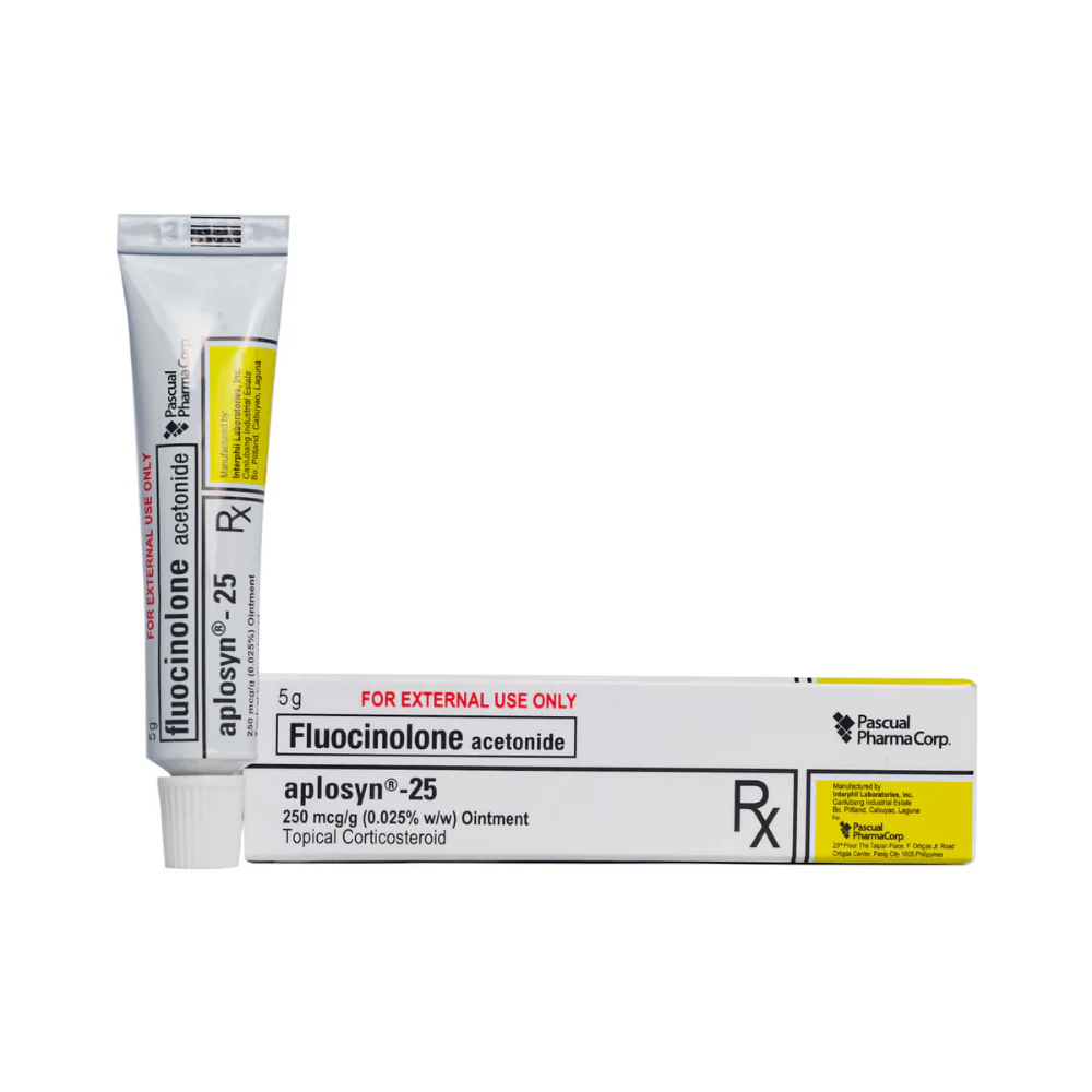 Aplosyn-25 Fluocinolone Acetonide 250mcg/g Ointment 5g - Image 2
