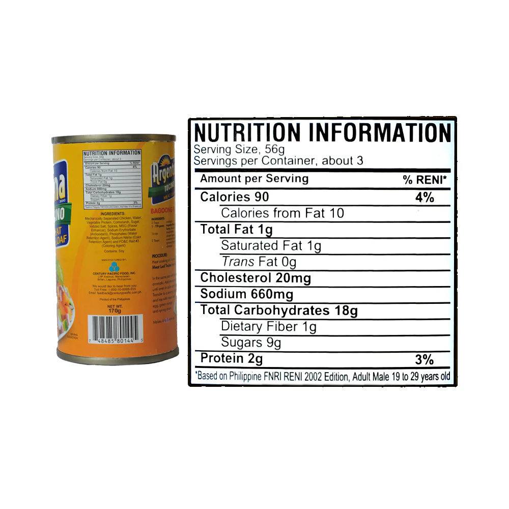 Argentina Meat Loaf Tocino 170g - Image 3