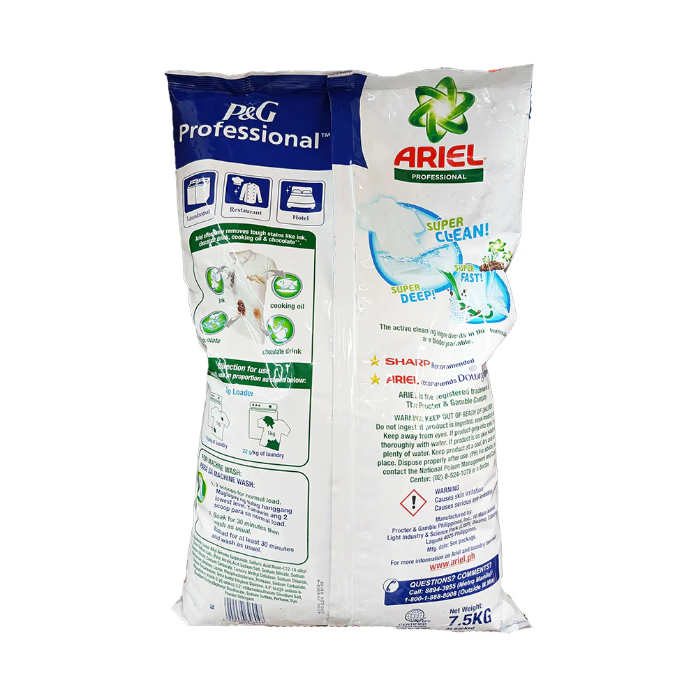 Ariel Detergent Powder Complete 7.5kg - Image 2