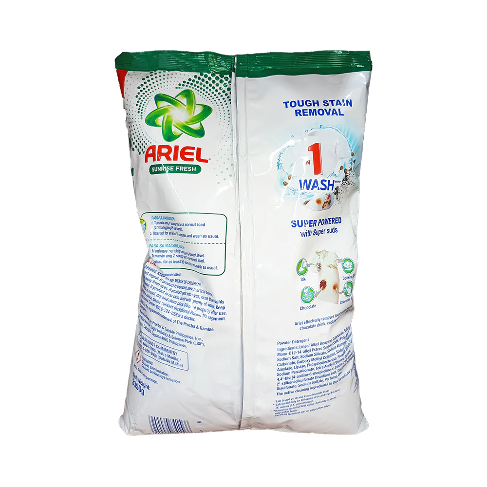 Ariel Detergent Powder Sunrise Fresh 3350g - Image 2