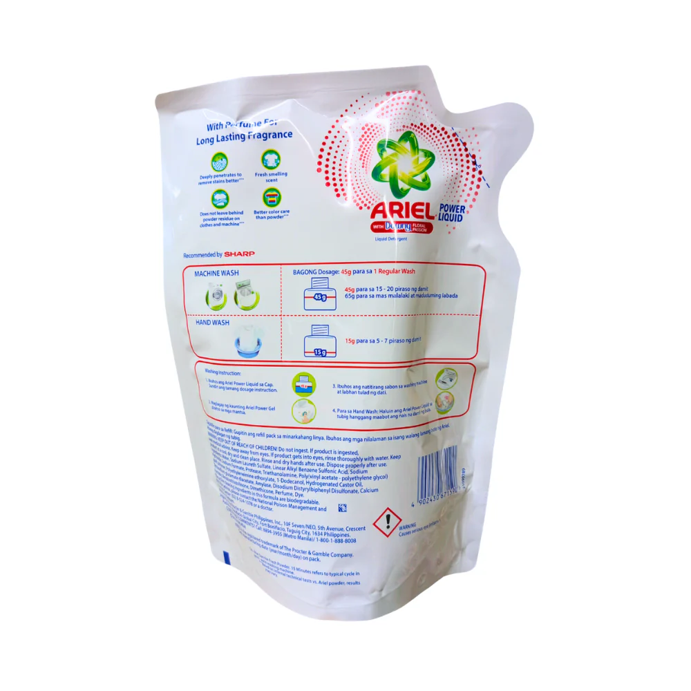 Ariel Power Gel Freshness of Downy Passion 715ml Refill Pack - Image 2