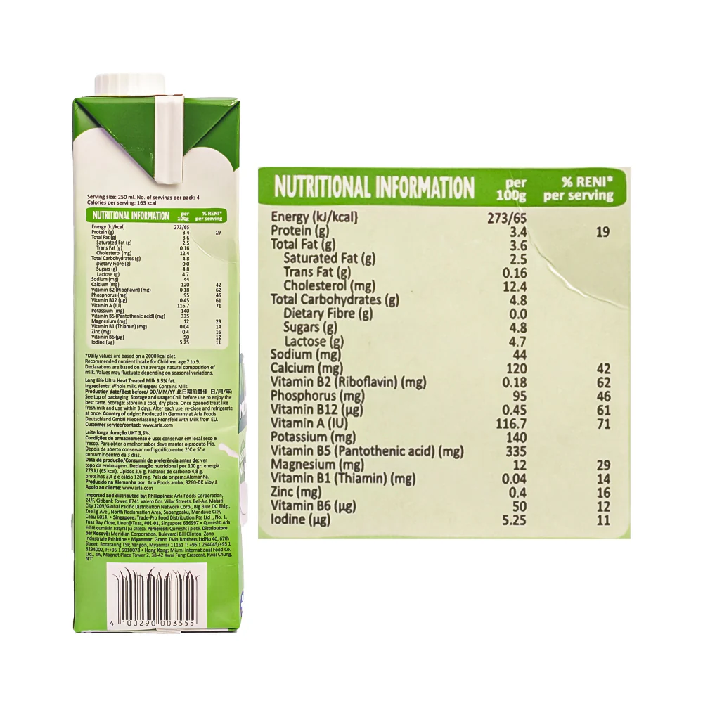 Arla Full Cream Milk 1L - Image 3