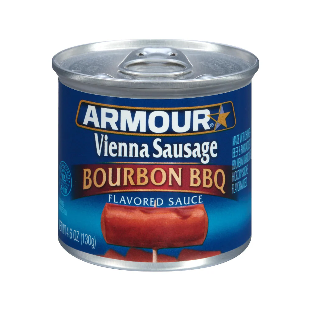 Armour Vienna Sausage Bourbon BBQ 130g - Image 2