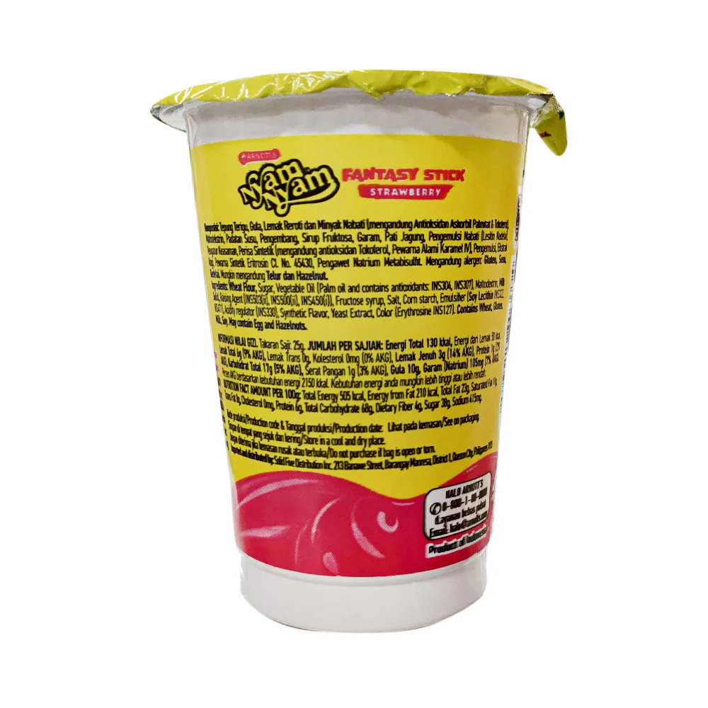 Arnott's Nyam Nyam Biscuit Stick Strawberry 25g - Image 2