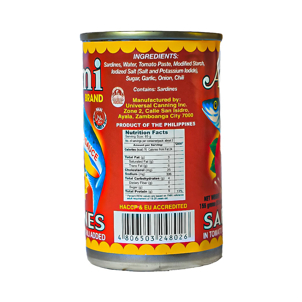 Atami Sardines Hot 155g - Image 2