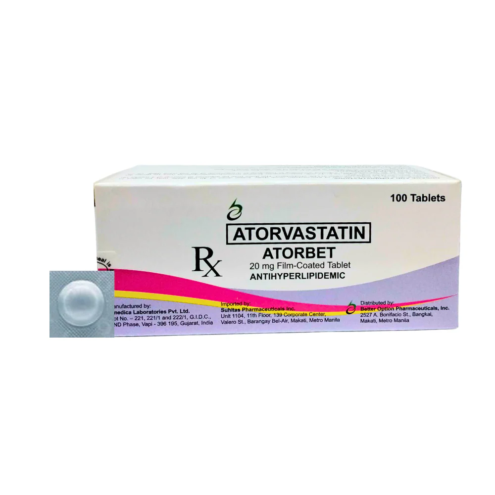 Atorvastatin 20mg Film-Coated Tablet 20mg By 1's - Image 2