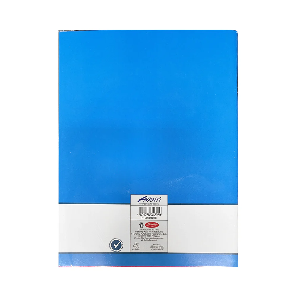 Avanti Notebook Color Coding 6.5 x 8.38 Composition 80 Leaves - Image 4