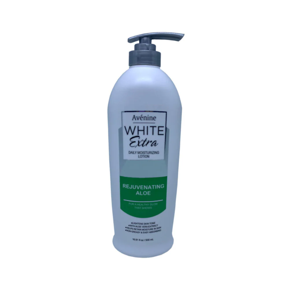 Avenine White Extra Rejuvenating Aloe Daily Moisturizing Lotion 500ml - Image 2