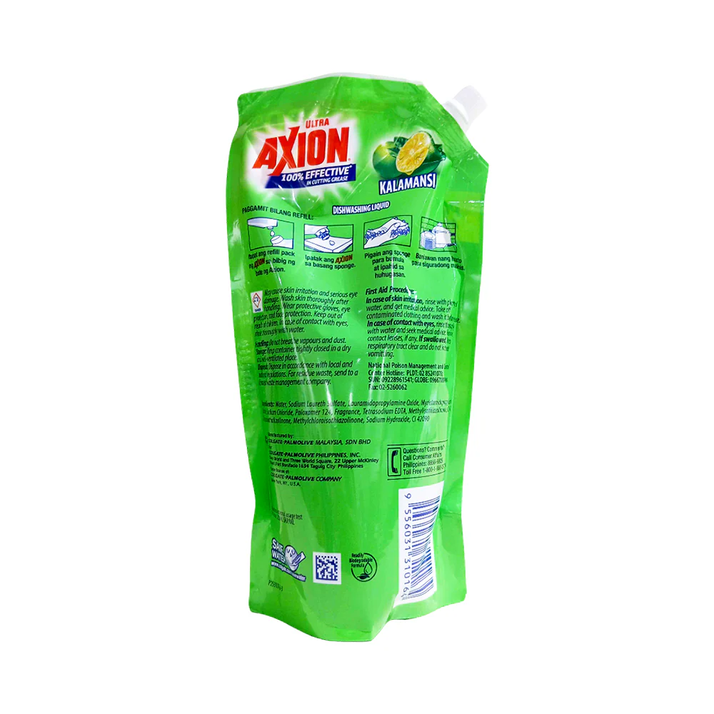 Axion Dishwashing Liquid Kalamansi 850ml - Image 2