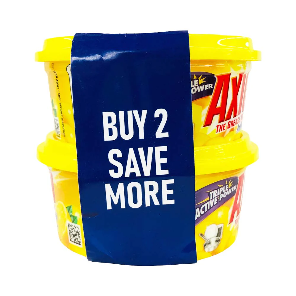 Axion Dishwashing Paste Lemon 350g x 2's - Image 3