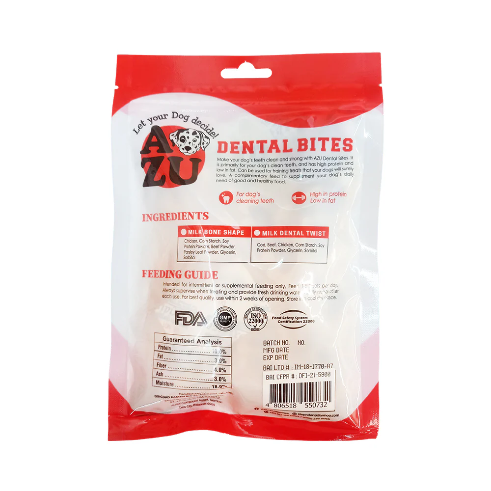 Azu Dental Bites Milk Bone Shape 165g - Image 2