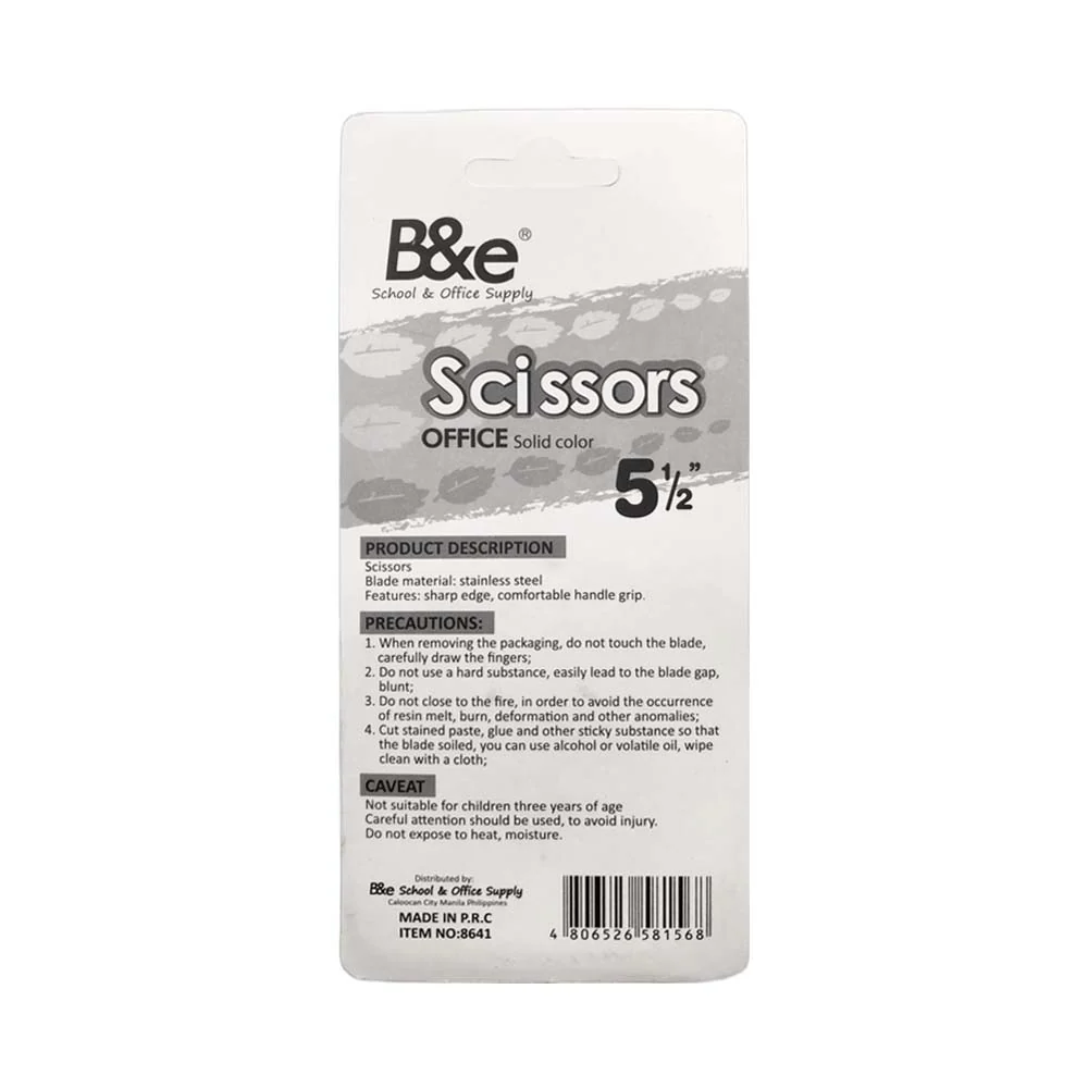B&e Office Scissors 5.5in - Image 2