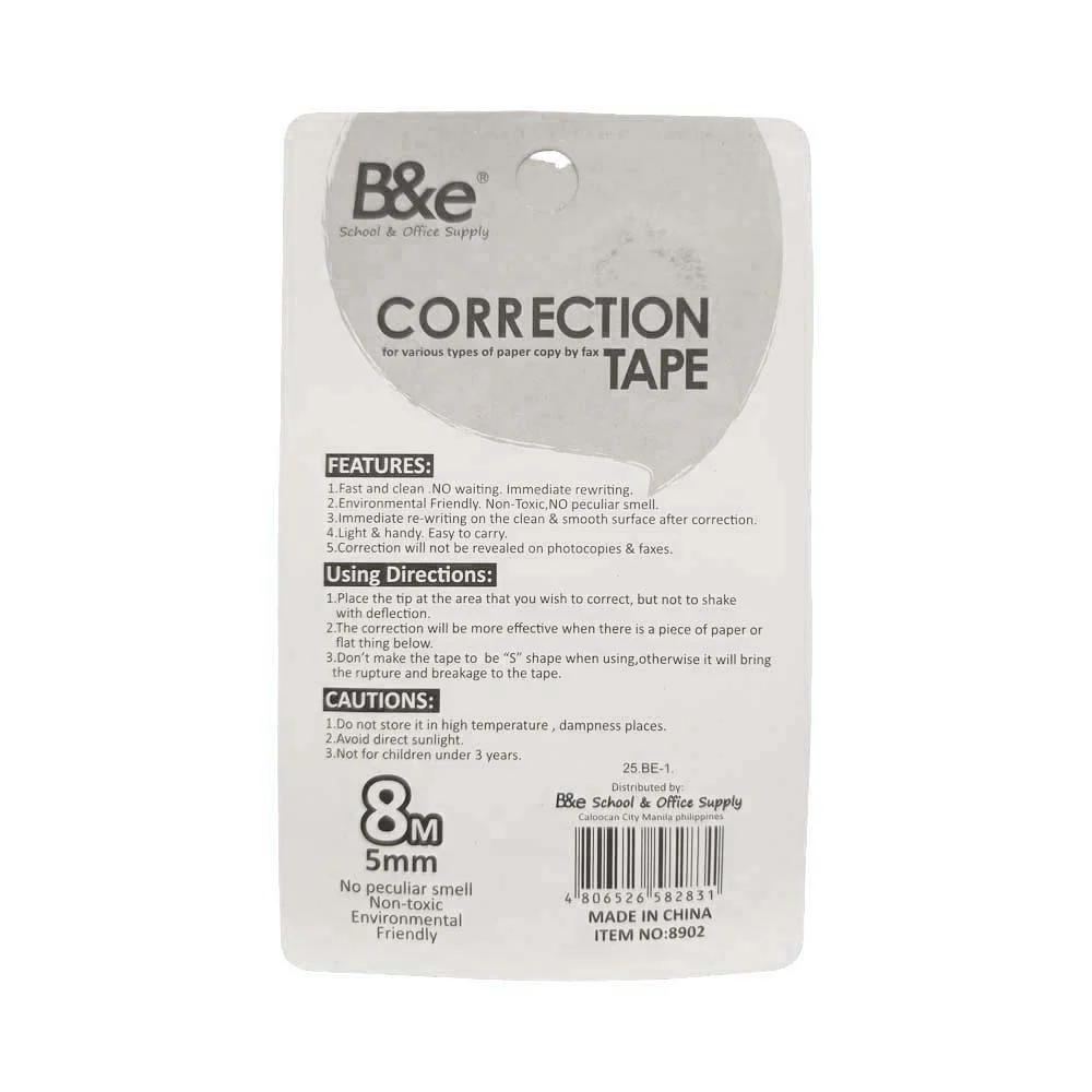 B&e Correction Tape 8m - Image 4