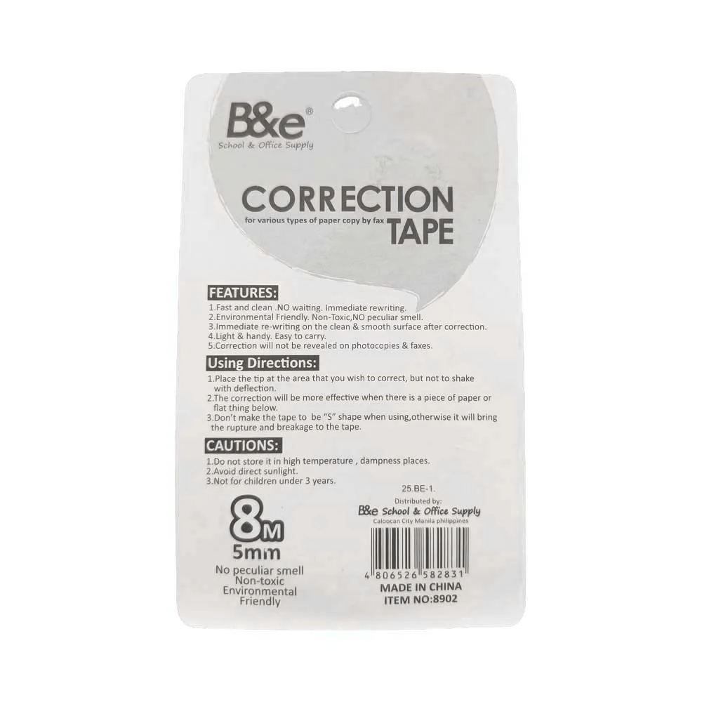 B&e Correction Tape 8m - Image 6
