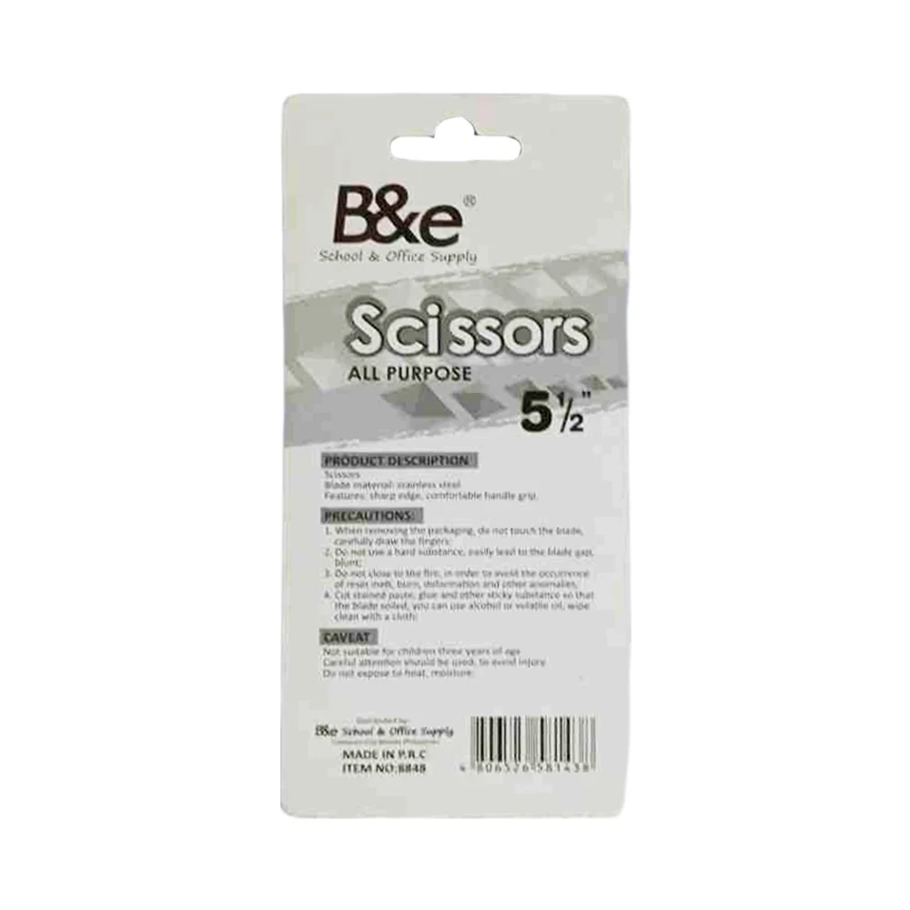B&e Office Scissors 5 1/2in - Image 2