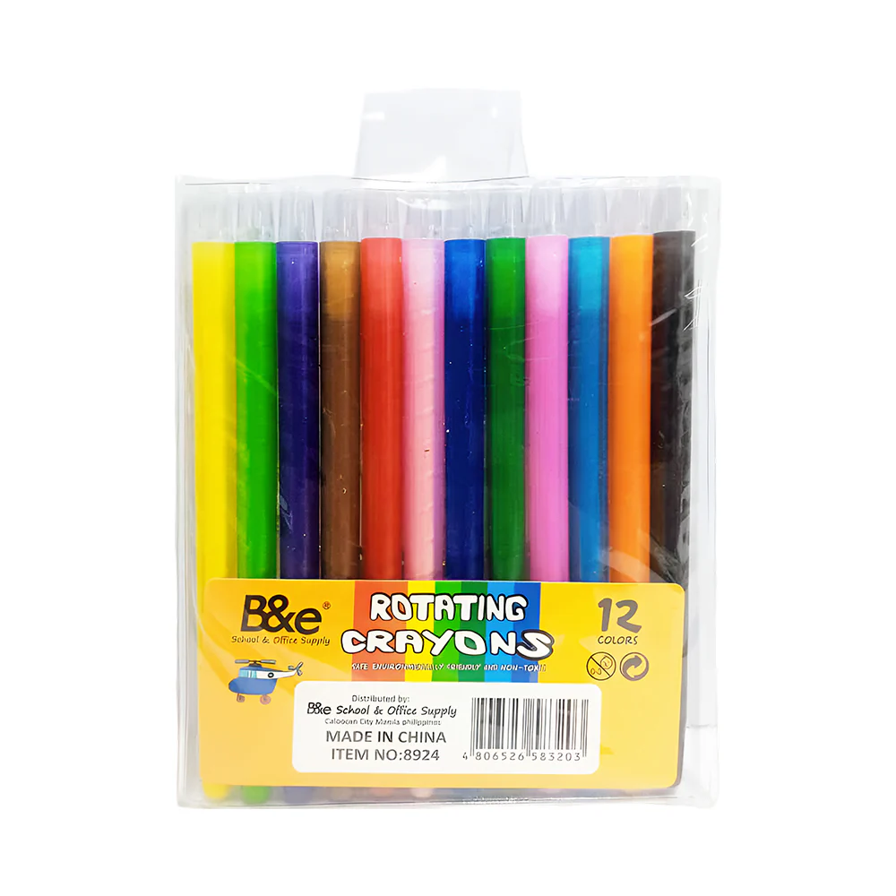 B&e Rotating Crayons 12's - Image 2