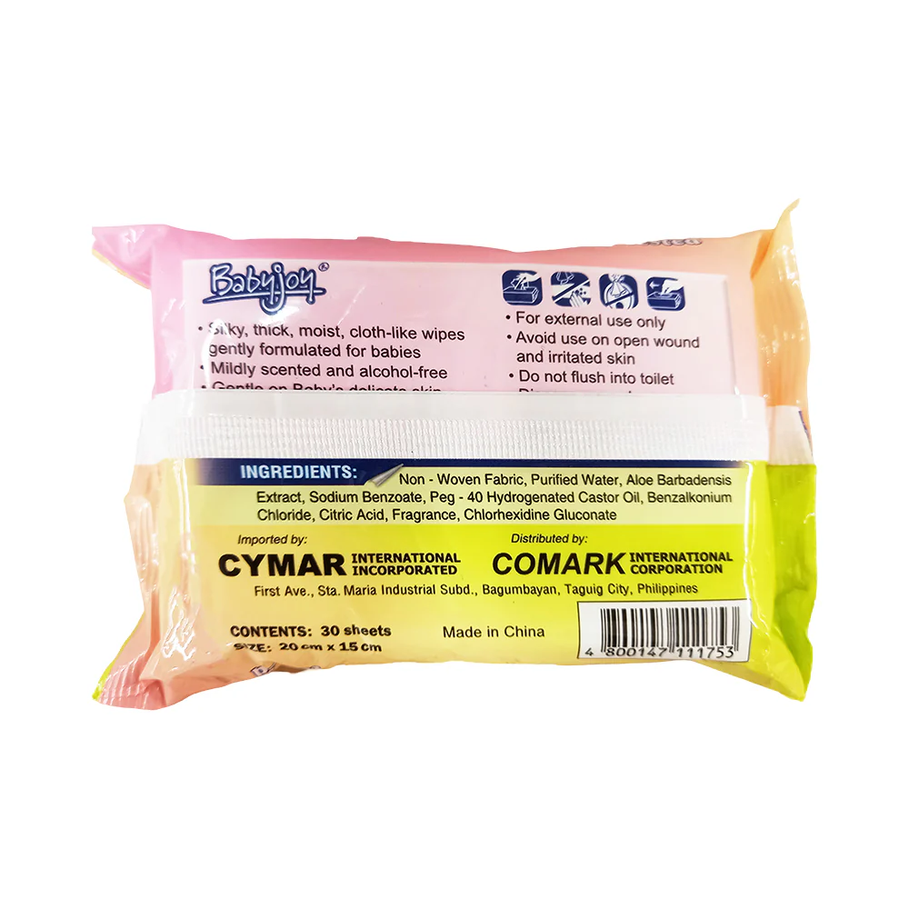 Baby Joy Infants Baby Wipes Scented - Image 2
