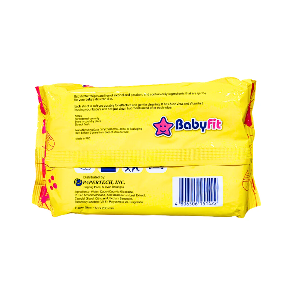 Babyfit Wet Wipes 80's - Image 2