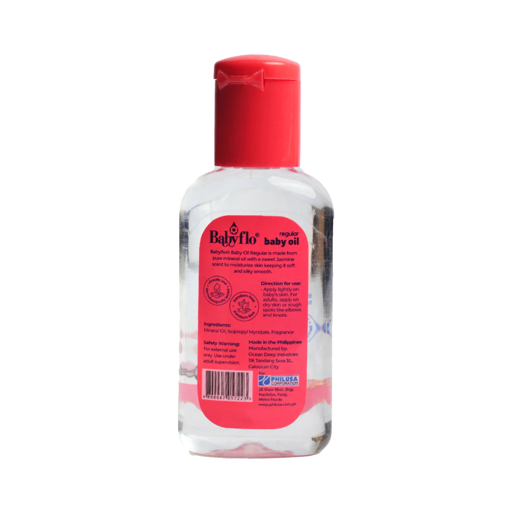 Babyflo Baby Oil Floral Scent 50ml - Image 2