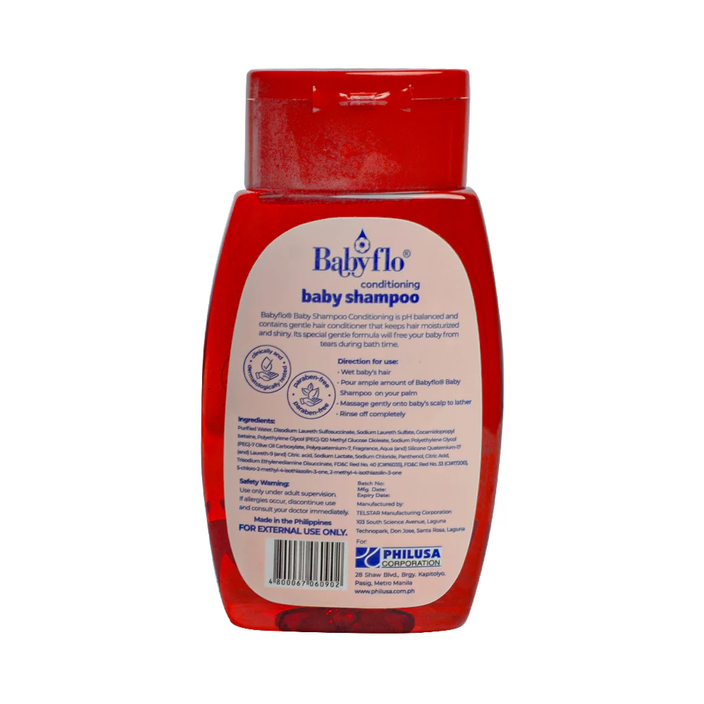 Babyflo Baby Shampoo Conditioning 125ml - Image 2
