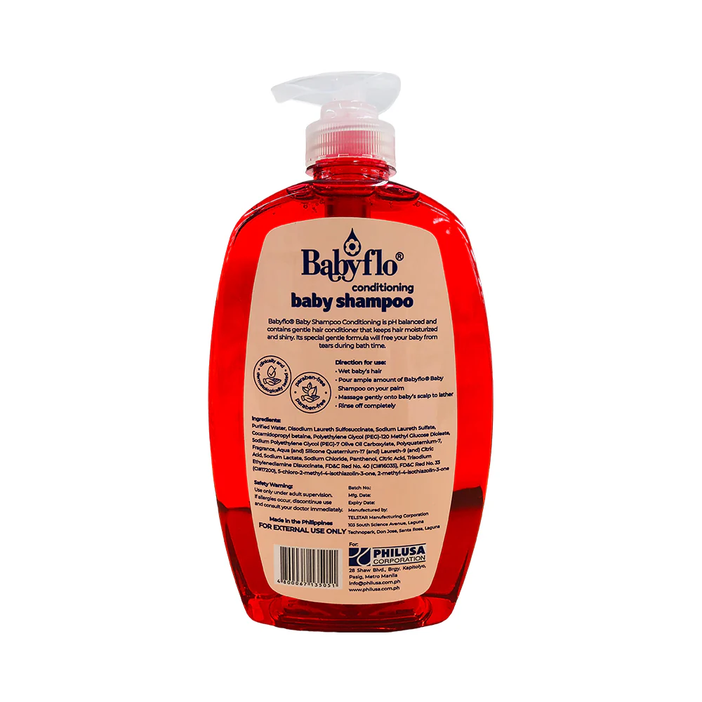 Babyflo Baby Shampoo Conditioning 500ml - Image 2