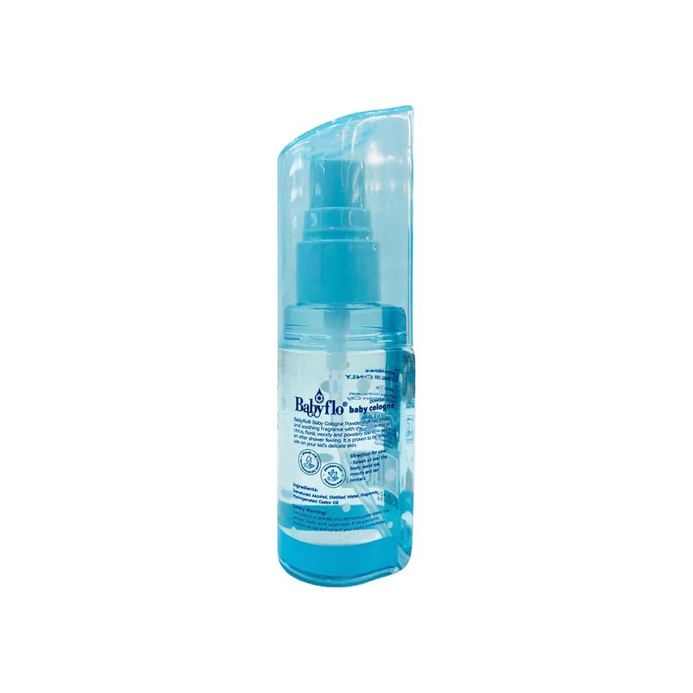 Babyflo Cologne With Sprayer Powder Puff 53ml - Image 3