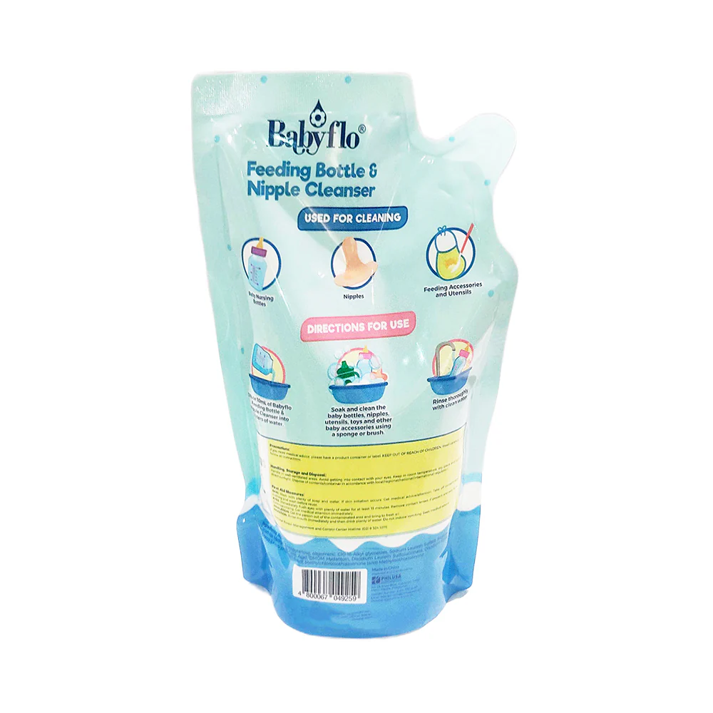 Babyflo Feeding Bottle And Nipple Cleanser Refill 500ml - Image 2
