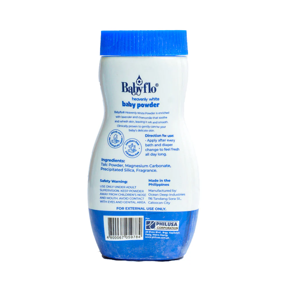 Babyflo Powder Heavenly White 100g - Image 2