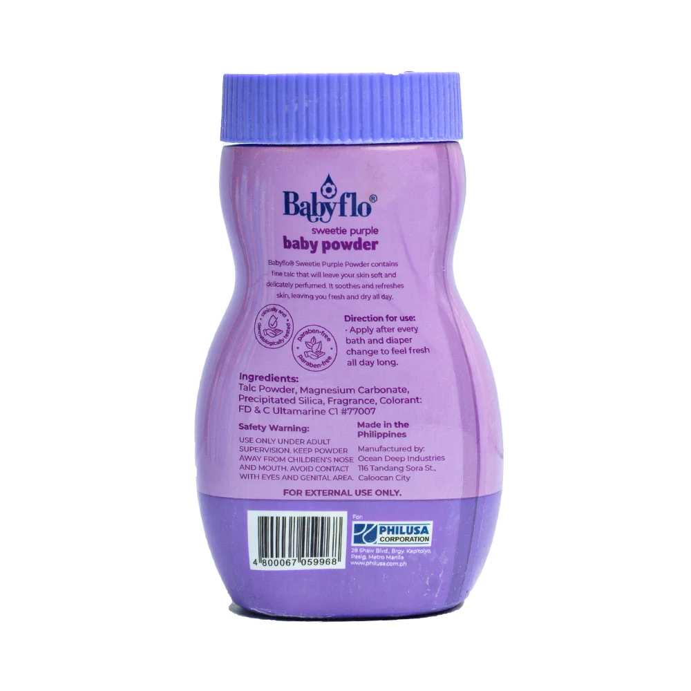 Babyflo Powder Sweetie Purple 50g - Image 2