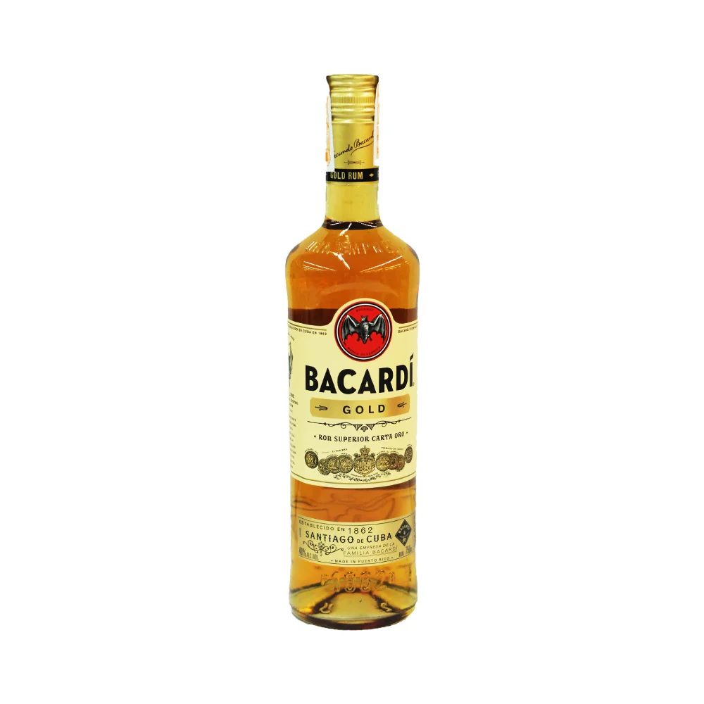 Bacardi Carta de Oro Gold Rum 750ml - Image 2