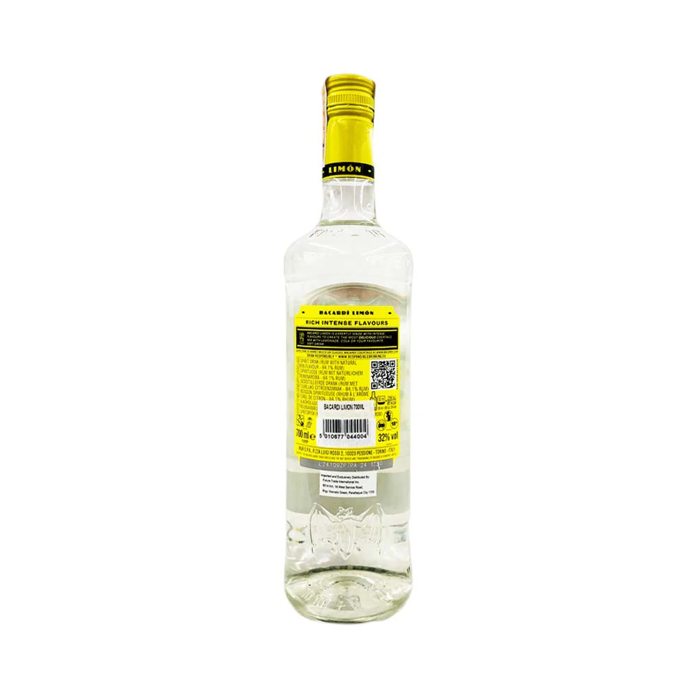 Bacardi Limon Citrus Flavoured Spirit Drink 700ml - Image 3