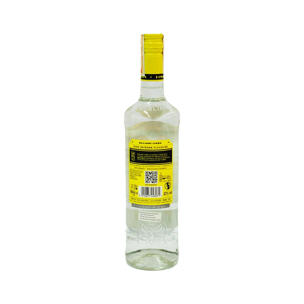 Bacardi Limon Crafted For Intense 700ml - Image 3