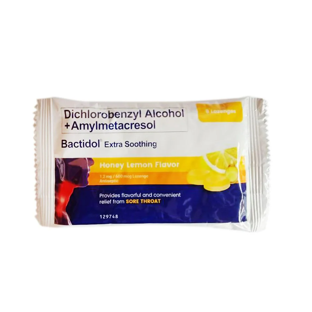 Bactidol Extra Soothing Lozenges Honey Lemon 8's