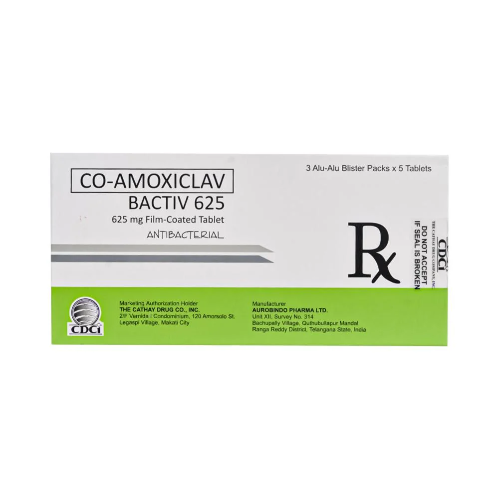 Bactiv 500mg/125mg Tablet 1's - Image 2