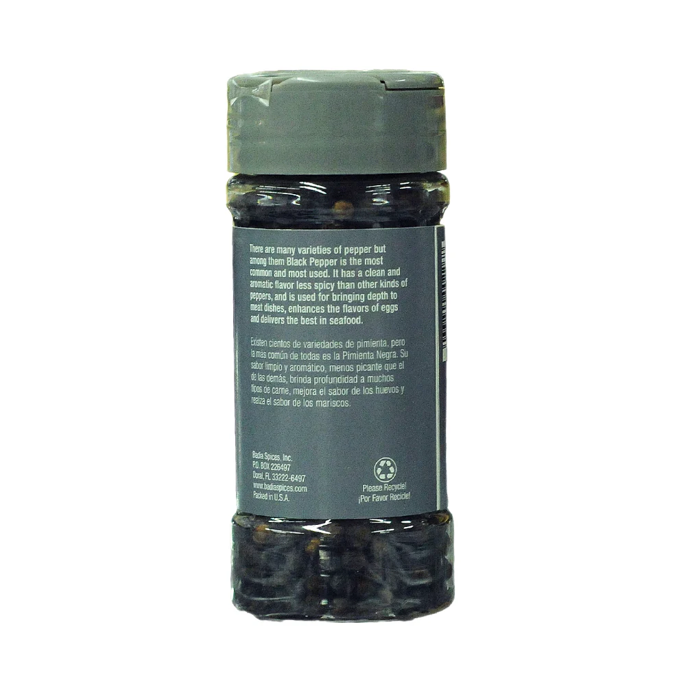 Badia Black Pepper Whole 56.7g (2oz) - Image 2