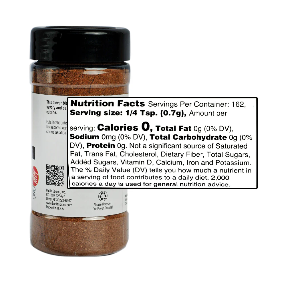 Badia Five Spice Asian Blend 113.4g (4oz) - Image 2