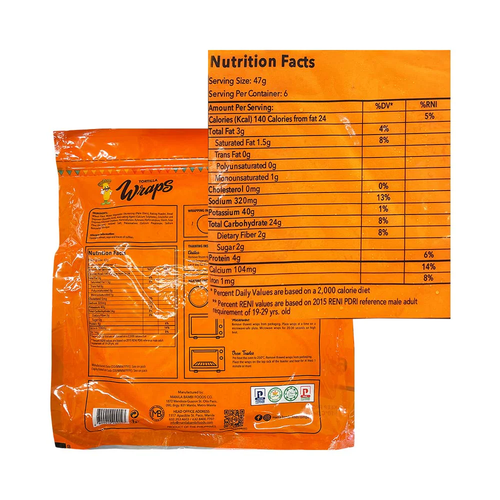 Bambi Casa De Tortilla Wraps Flour - Image 3
