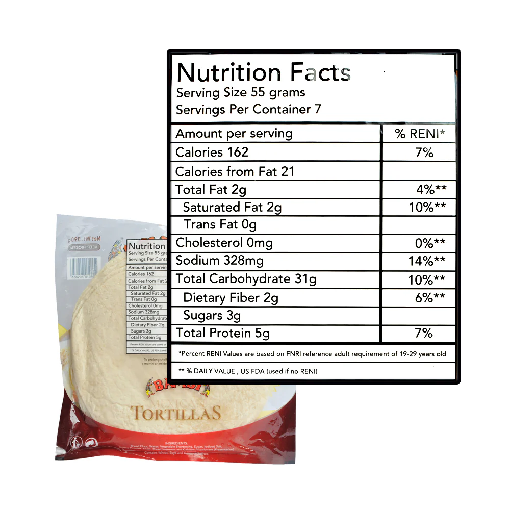 Bambi Mexican Tortillas 390g 6's - Image 2