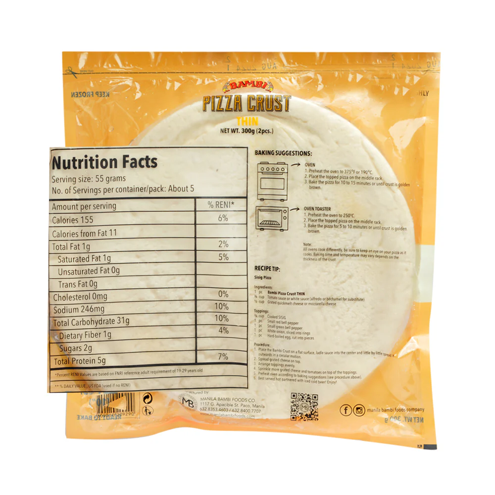 Bambi Pizza Crust Thin 300g - Image 2