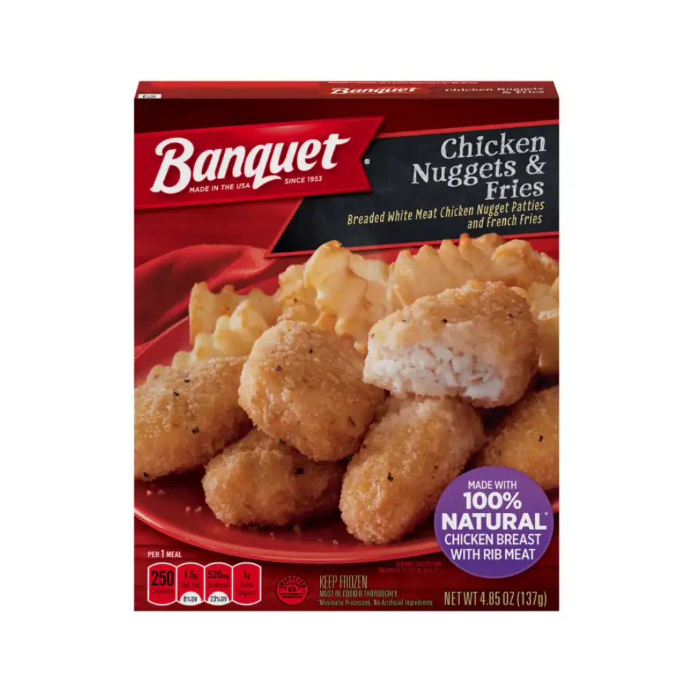 Banquet Chicken Nuggets And Fries 137g - Image 2
