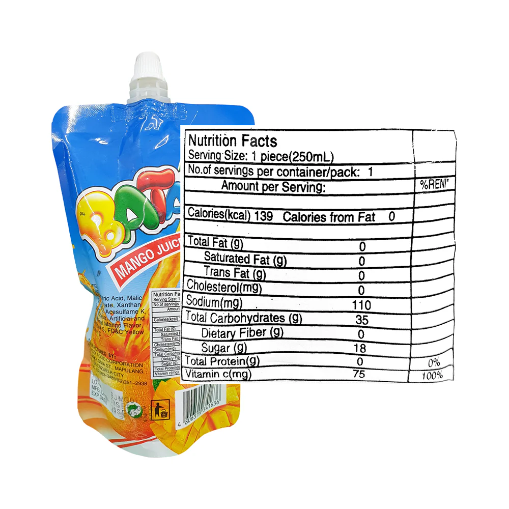 Batata Juice Drink Mango 250ml - Image 2