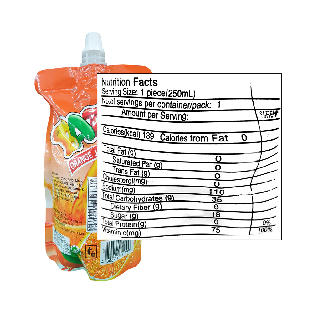 Batata Juice Drink Orange 250ml - Image 2