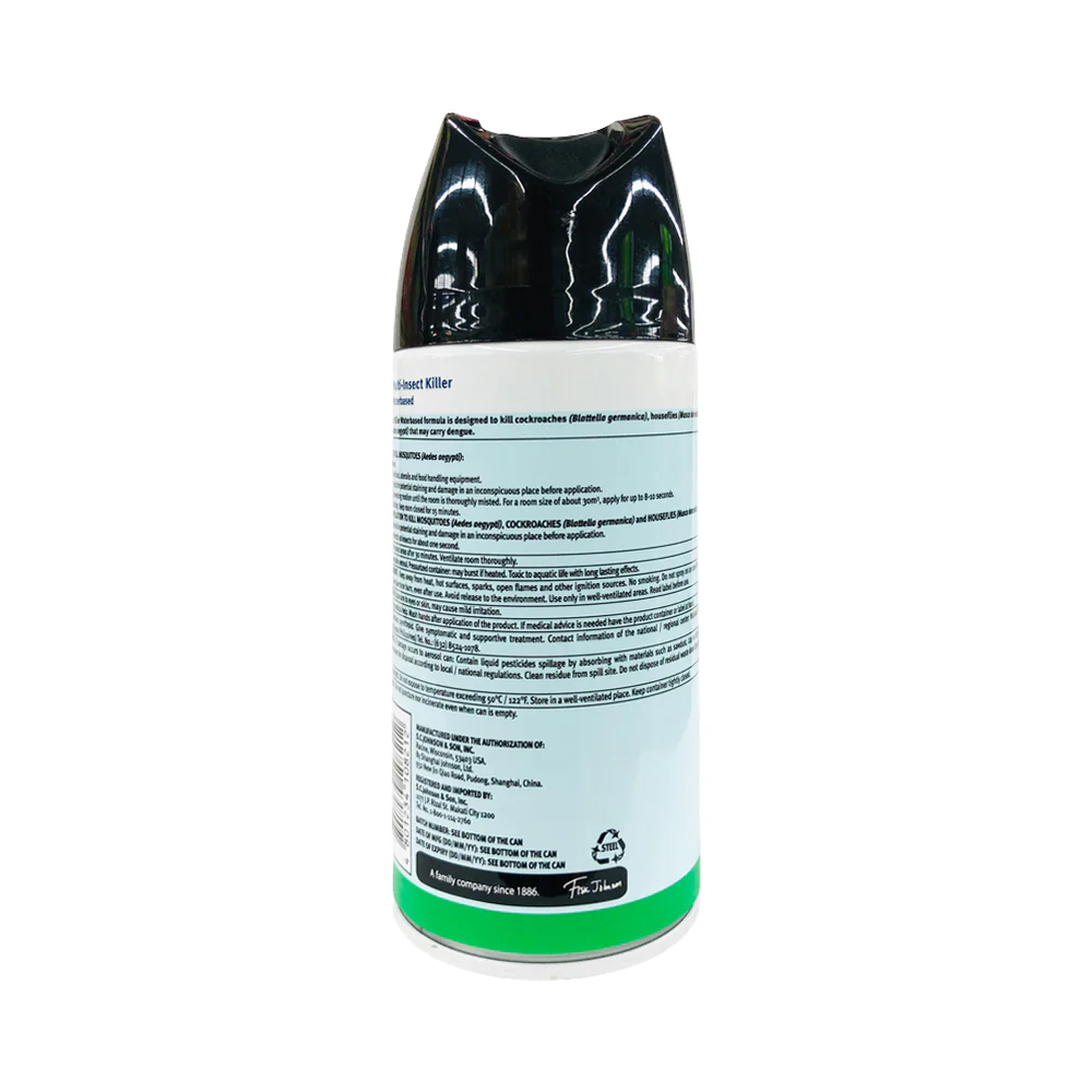 Baygon Multi Insect Killer Aerosol Water Based 300ml - Image 2