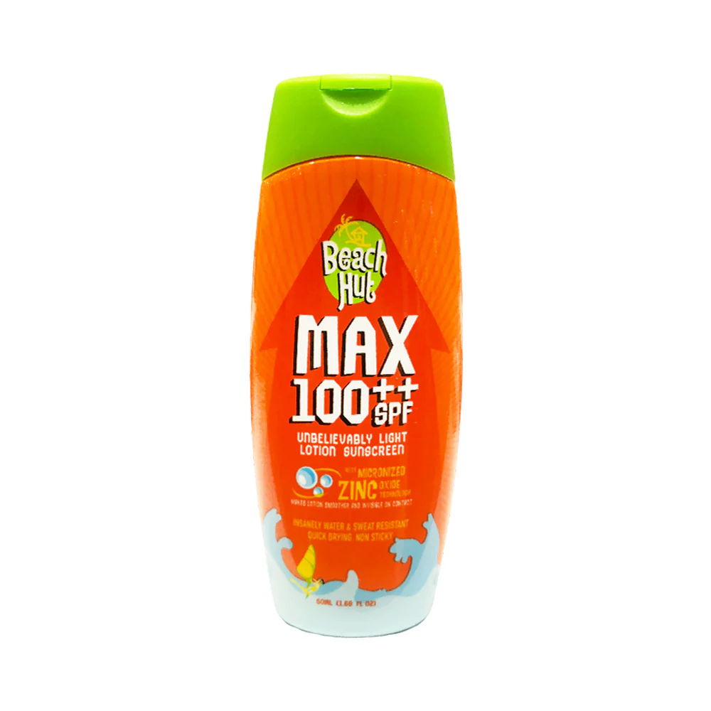 Beach Hut Max 100++ SPF Light Lotion Sunscreen 50ml - Image 2