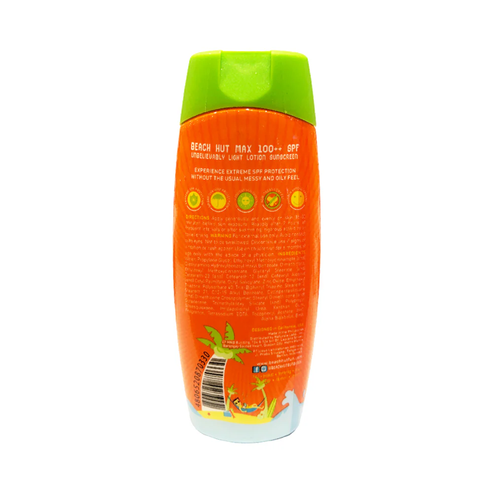 Beach Hut Max 100++ SPF Light Lotion Sunscreen 50ml - Image 3