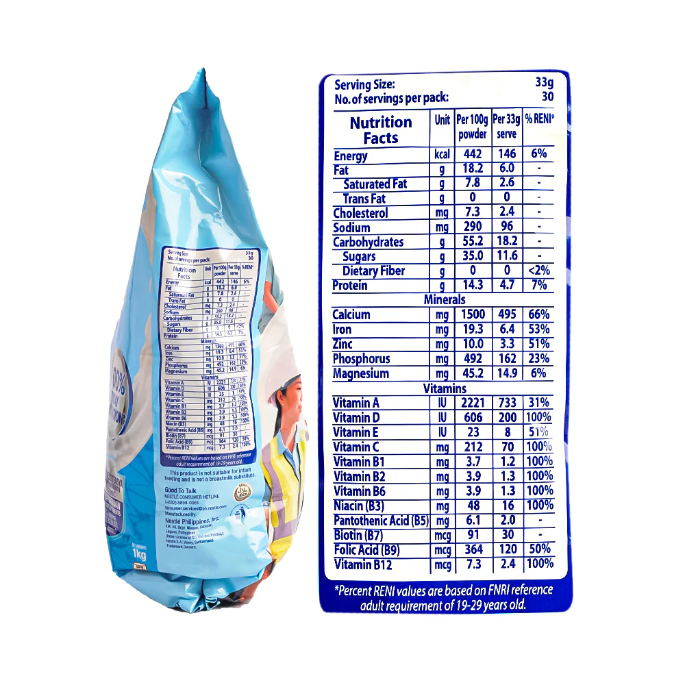 Bear Brand Adult Plus Powdered Milk 900g - Image 3